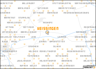 map of Weißingen