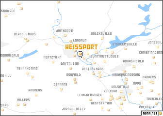 map of Weissport