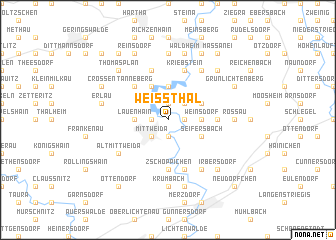 map of Weißthal