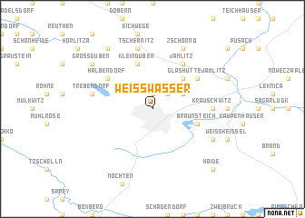 map of Weißwasser