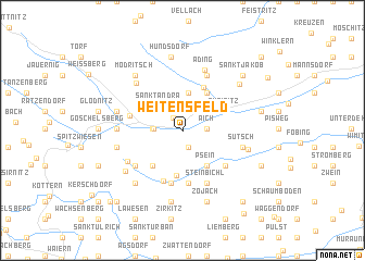 map of Weitensfeld