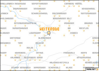 map of Weiterode