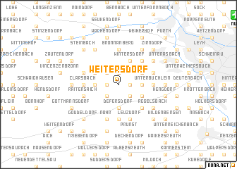 map of Weitersdorf