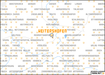 map of Weitershofen