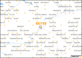 map of Weitra