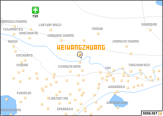 map of Weiwangzhuang