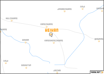 map of Weiwan