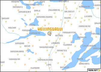 map of Weixingdadui