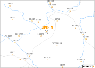 map of Weixin