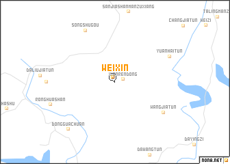 map of Weixin