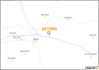 map of Weiyang