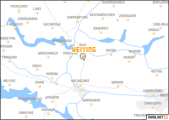 map of Weiying