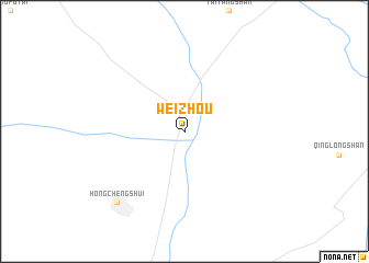 map of Weizhou