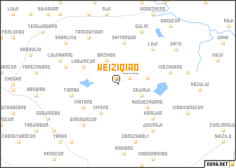 map of Weiziqiao