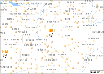 map of Wei