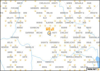 map of Wejī