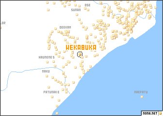 map of Wekabuka