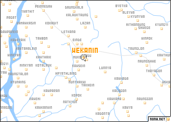 map of Wèkanin