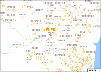 map of Wekfau