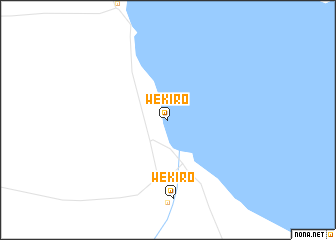 map of Wekʼiro