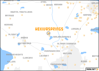 map of Wekiva Springs