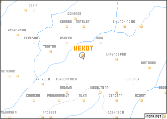 map of Wekʼot