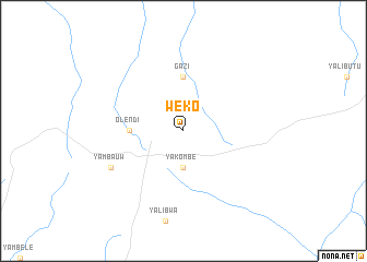 map of Weko