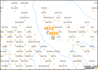 map of Weko