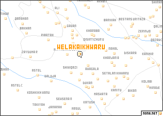 map of Wēlaka-i Khwāru