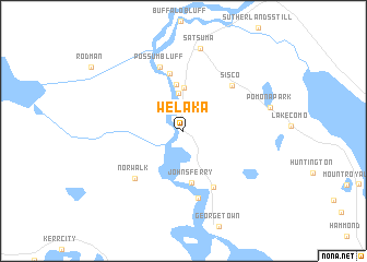 map of Welaka