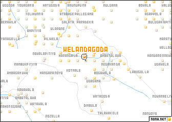 map of Welandagoda