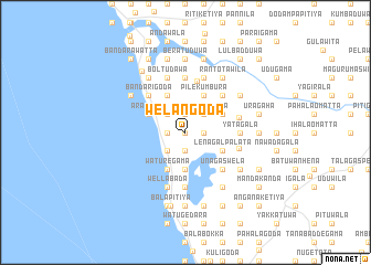 map of Welangoda