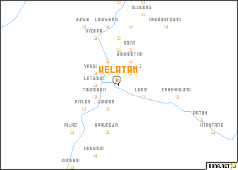 map of Welātām