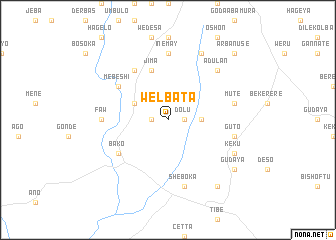 map of Welbata