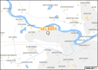 map of Welborn