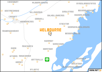 map of Welbourne