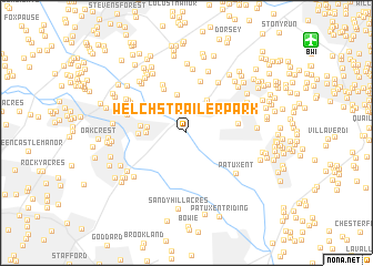 map of Welchs Trailer Park