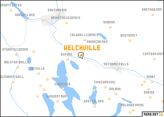 map of Welchville