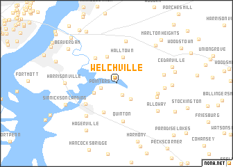 map of Welchville