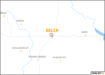 map of Welch