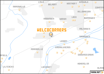 map of Welco Corners