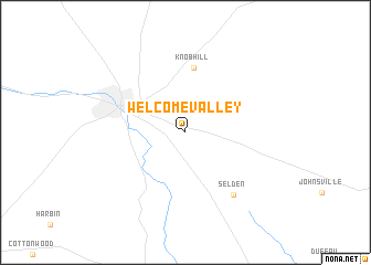 map of Welcome Valley