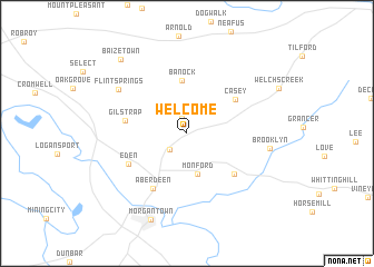 map of Welcome