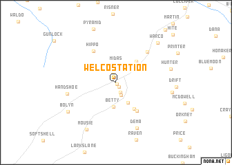 map of Welco Station