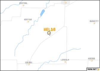 map of Welda