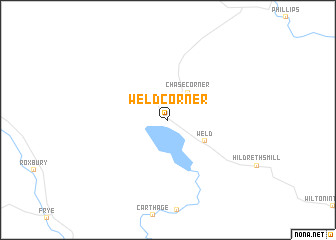map of Weld Corner