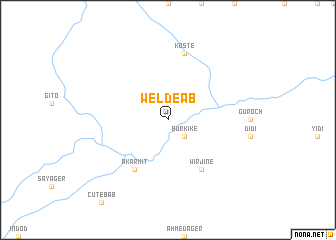 map of Welde Āb