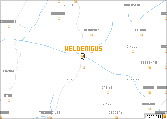 map of Welde Nigus