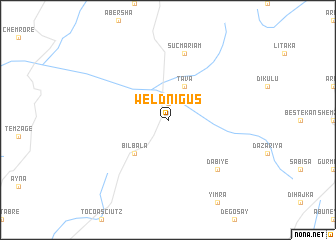 map of Weld Nigus