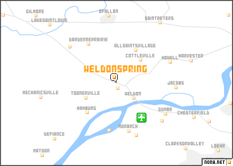 map of Weldon Spring